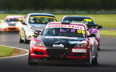 Wayne Spiller eases away through Old Paddock from the lower class contenders in the second WRDA WSSCC race of the day.